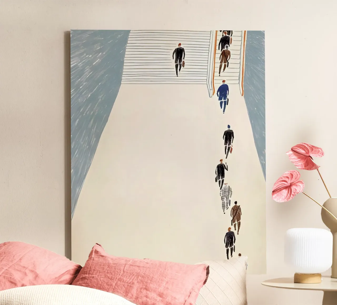 Right way canvas with Floater frame by Kunst und Kontrast