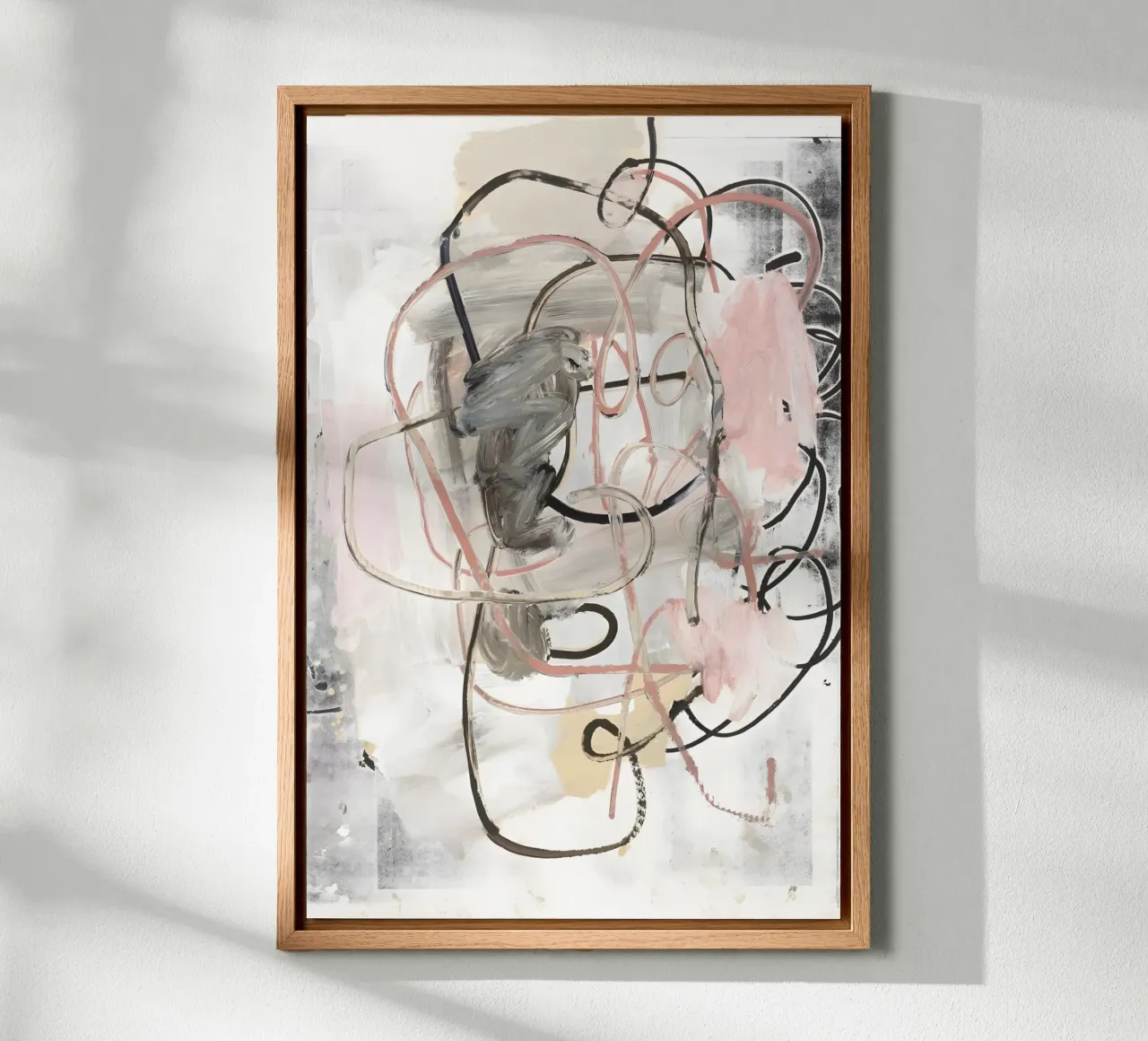 Pastell Dynamic tela da Kunst und Kontrast