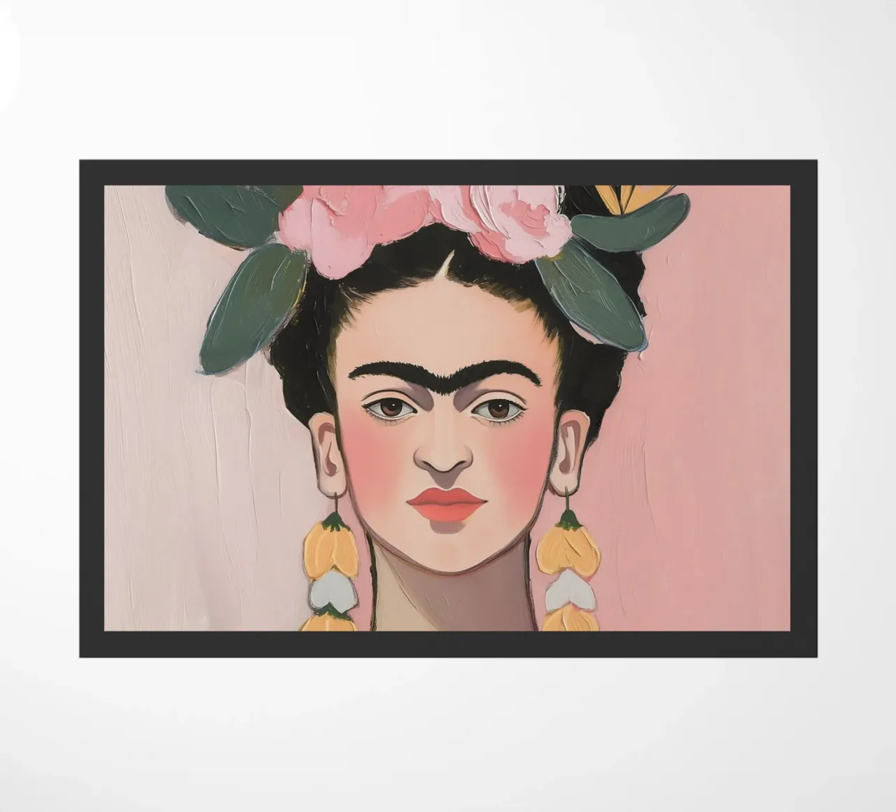 Orecchini con fiori di Frida zerbino da Carinaprint