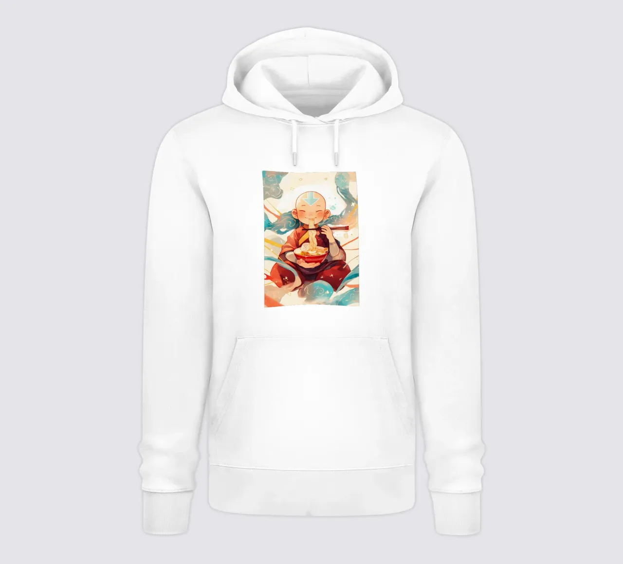 Aang Avatar The Last Airbender Ramen felpa con cappuccio da CreativeStudio
