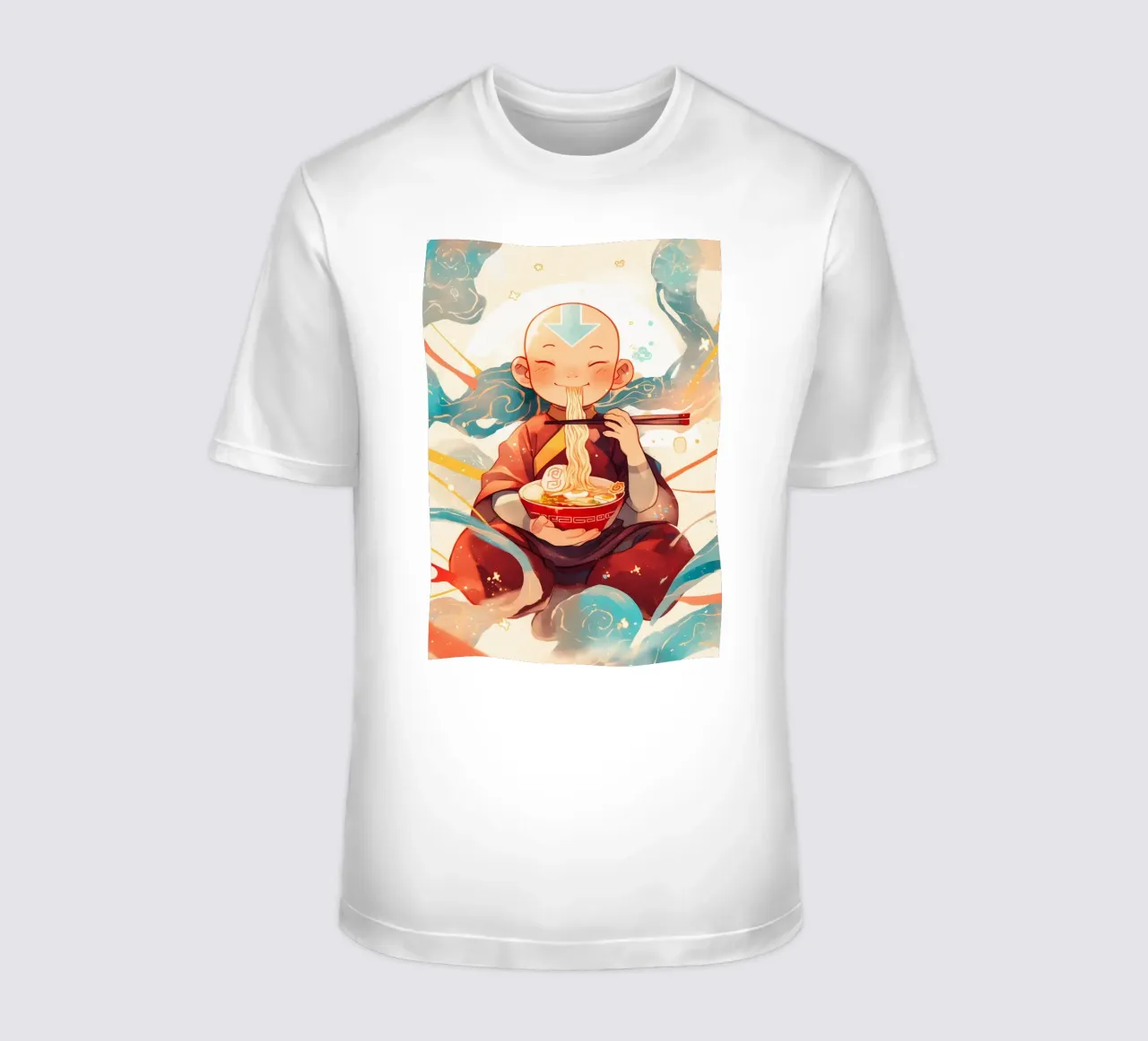 Aang Avatar The Last Airbender Ramen t-shirt da CreativeStudio