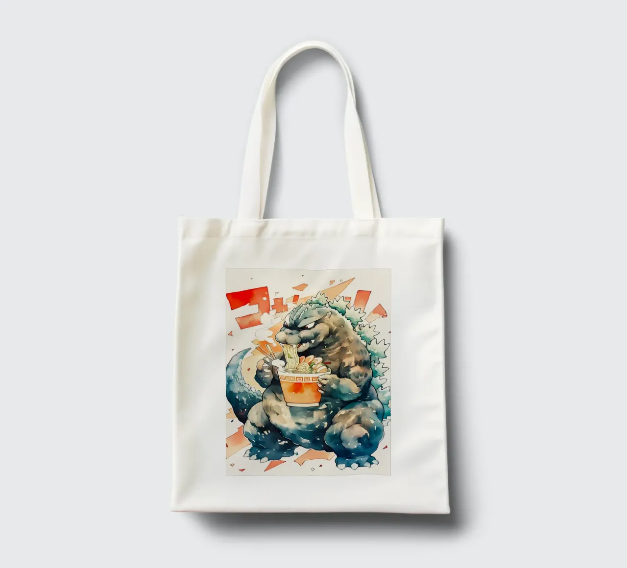 Godzilla Japan Ramen borsa in juta da CreativeStudio