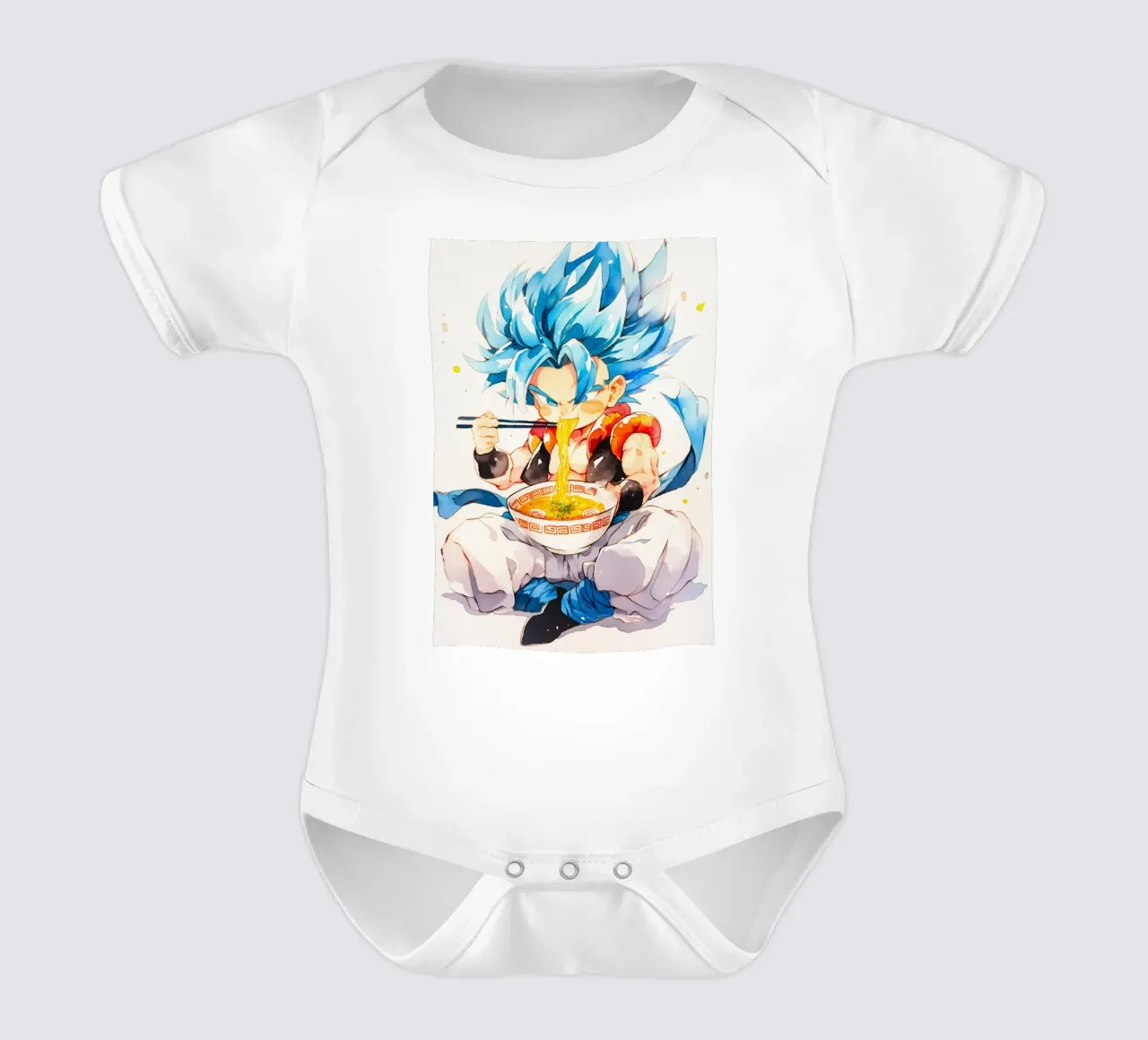 Gogeta From Dragon Ball Z Ramen body neonato maniche corte da CreativeStudio