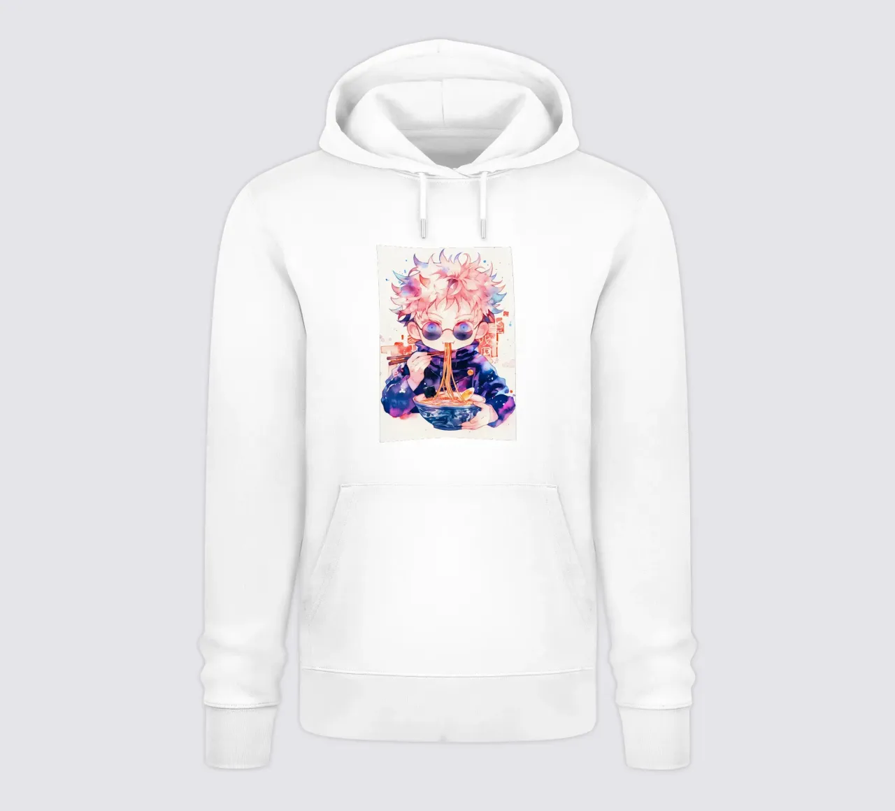 Gojo Satoru from Jujutsu kaisen Ramen felpa con cappuccio da CreativeStudio