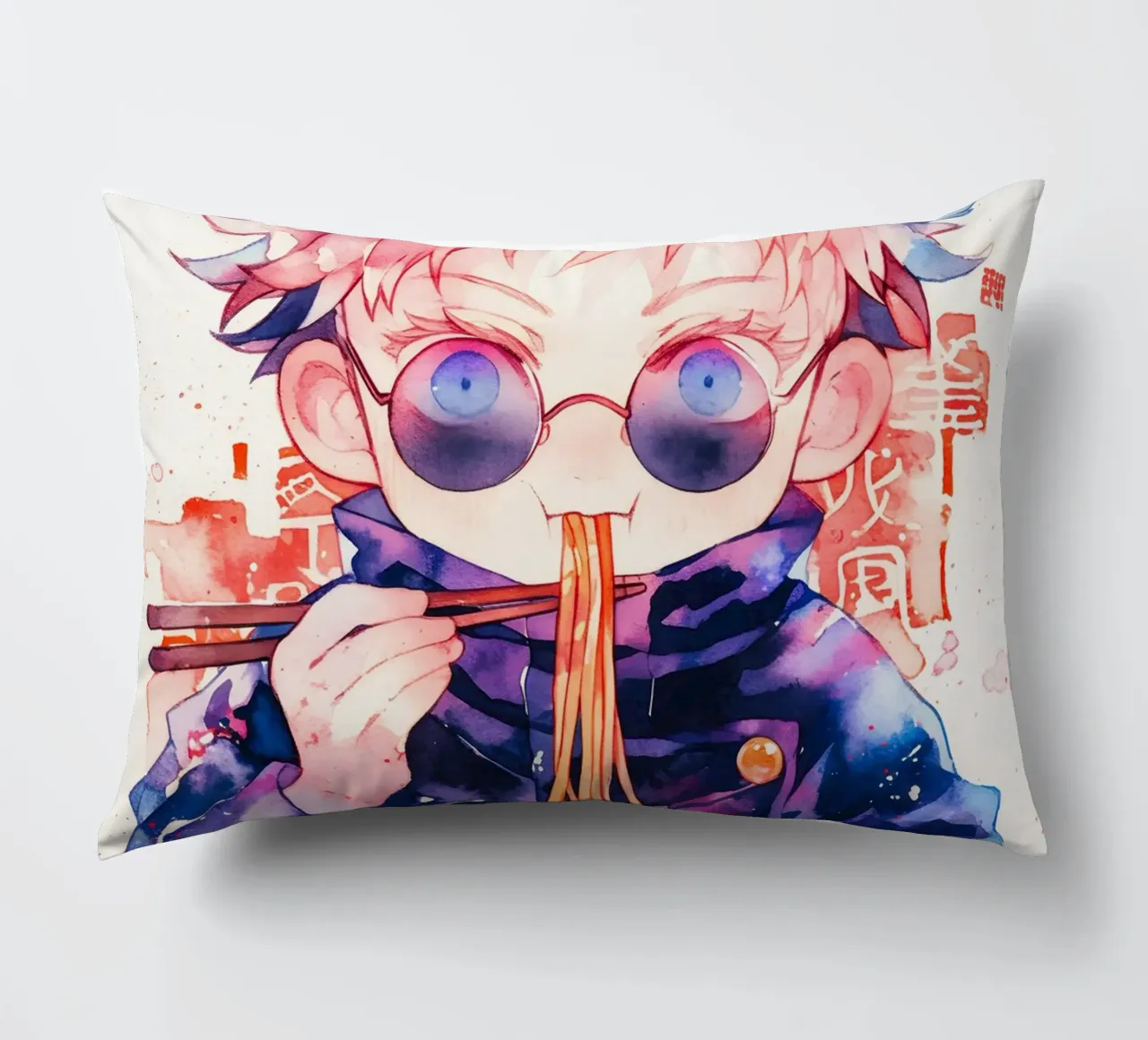 Gojo Satoru from Jujutsu kaisen Ramen cojín de CreativeStudio