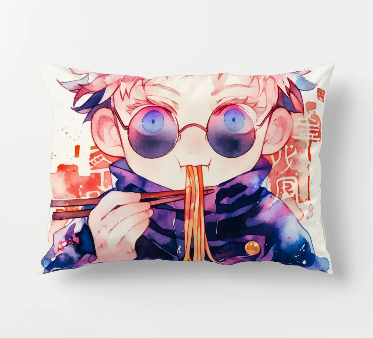 Gojo Satoru from Jujutsu kaisen Ramen cojín de CreativeStudio