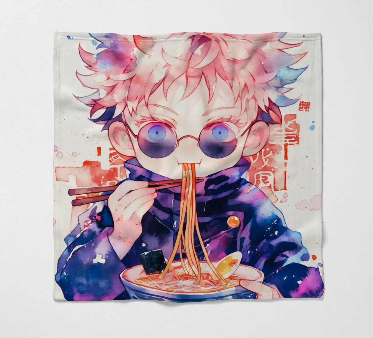 Gojo Satoru from Jujutsu kaisen Ramen coperta in pile da CreativeStudio