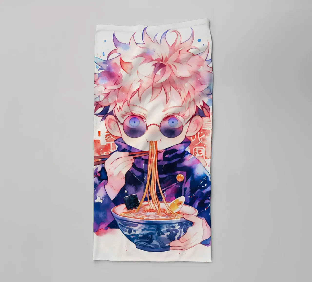 Gojo Satoru from Jujutsu kaisen Ramen asciugamano da bagno da CreativeStudio