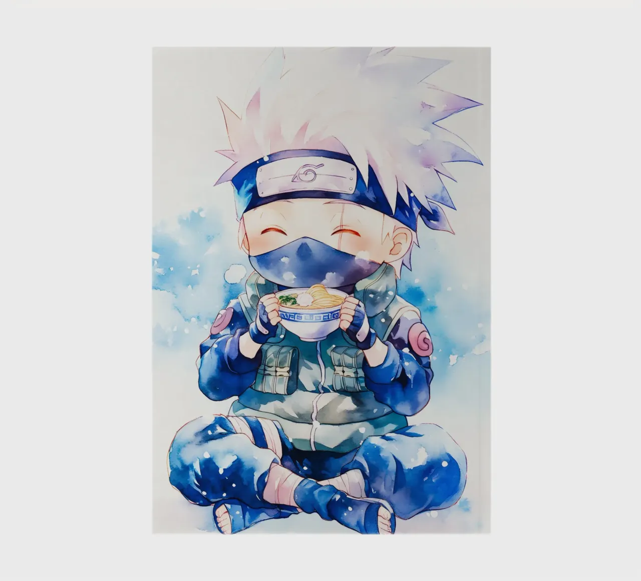 Kakashi From Naruto Ramen notebook by CreativeStudio