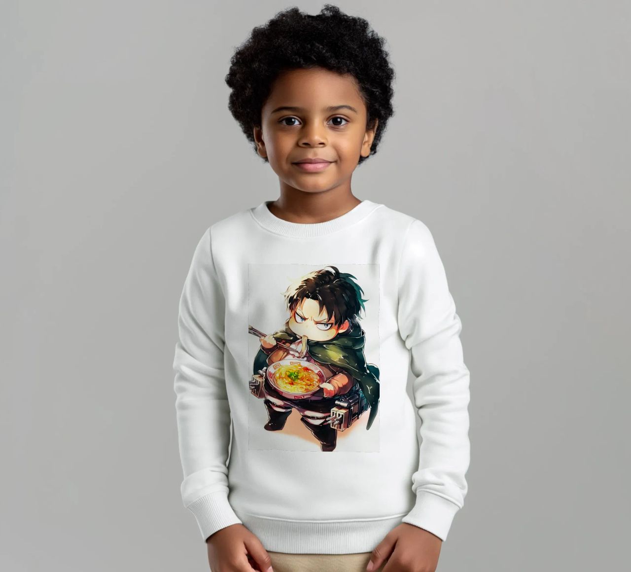 Levi from Attack on titan Ramen felpa bambino da CreativeStudio