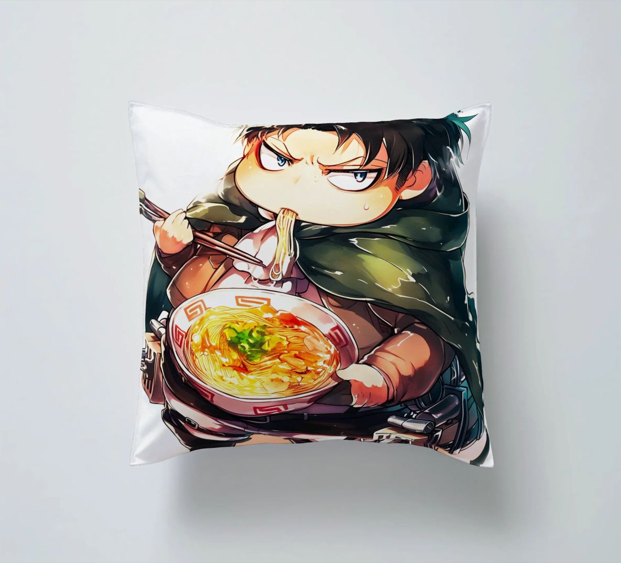 Levi from Attack on titan Ramen cuscino da CreativeStudio