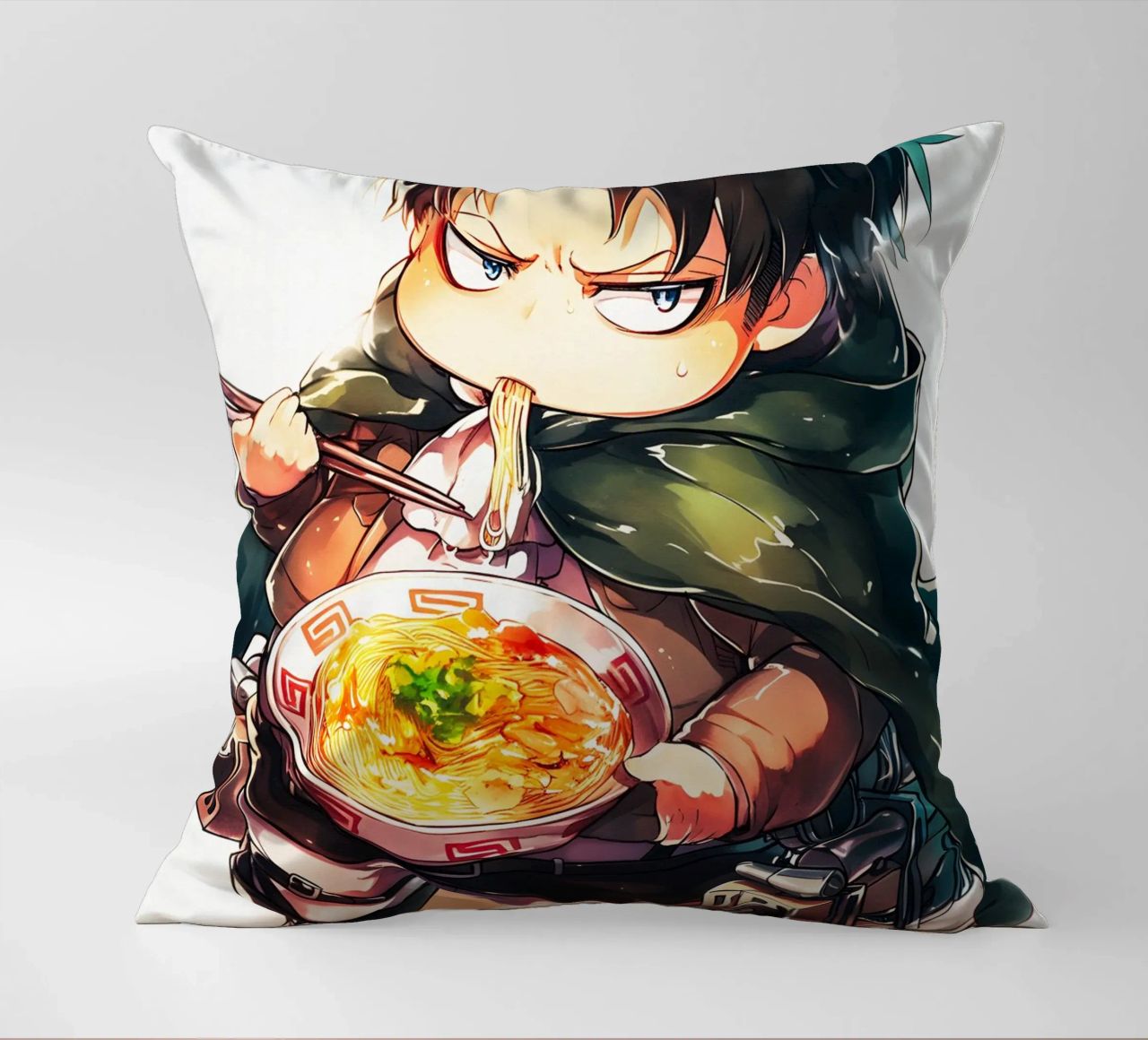 Levi from Attack on titan Ramen cuscino da CreativeStudio