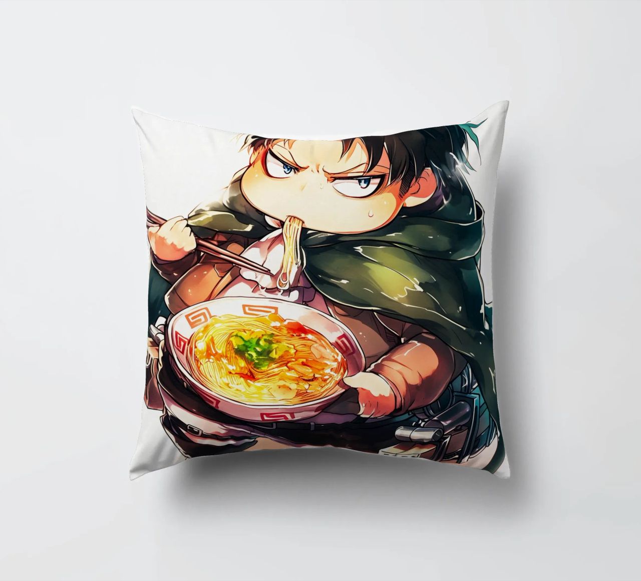 Levi from Attack on titan Ramen cuscino da CreativeStudio