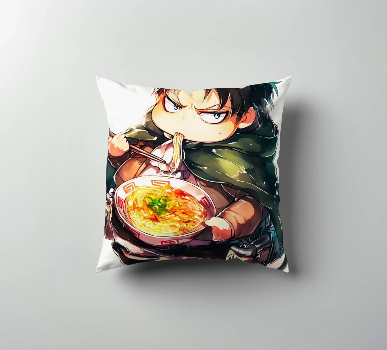 Levi from Attack on titan Ramen cuscino da CreativeStudio