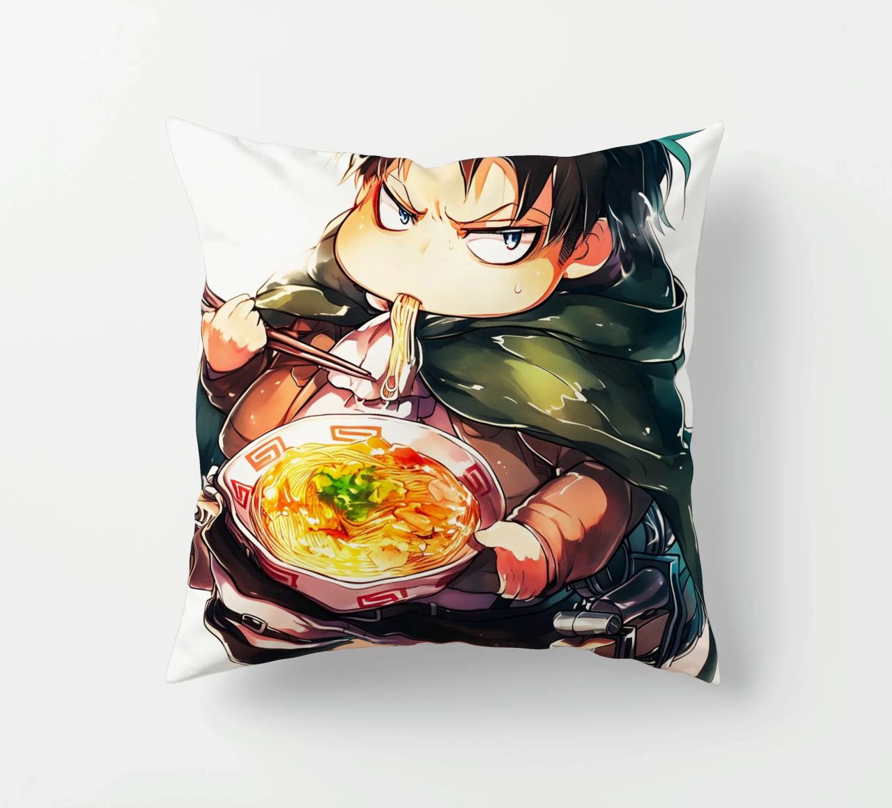 Levi from Attack on titan Ramen cuscino da CreativeStudio