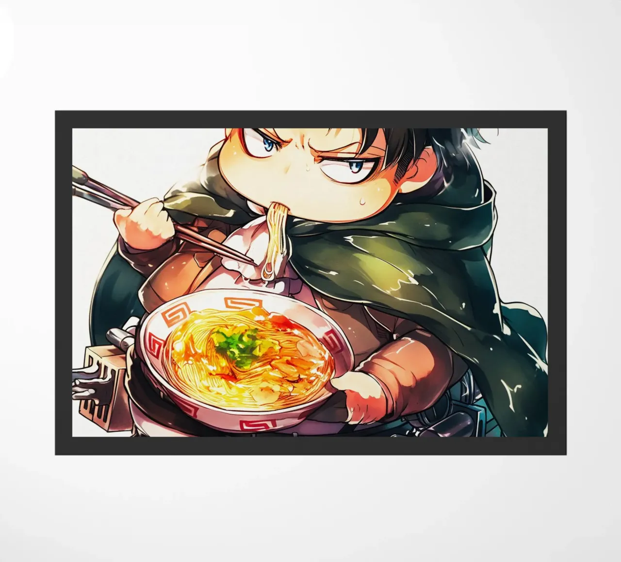 Levi from Attack on titan Ramen Fußmatte von CreativeStudio