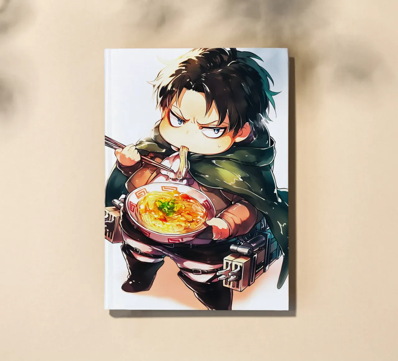 Levi from Attack on titan Ramen notebook by CreativeStudio