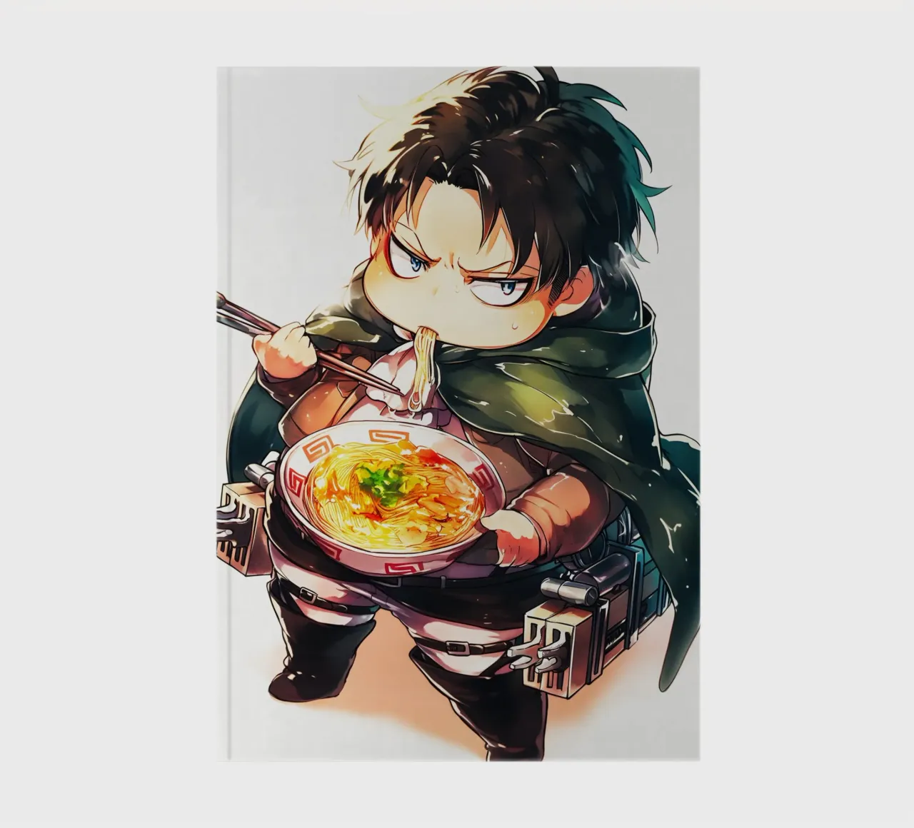 Levi from Attack on titan Ramen notebook by CreativeStudio
