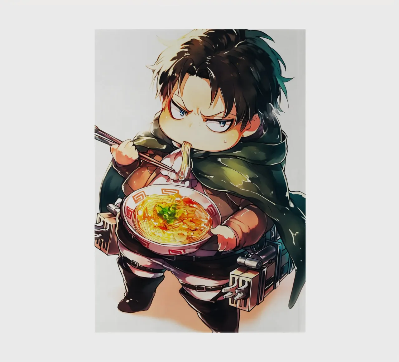 Levi from Attack on titan Ramen notebook by CreativeStudio