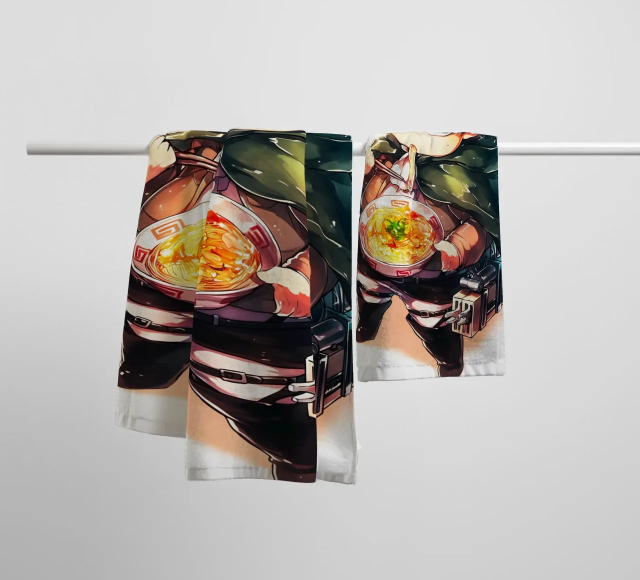Levi from Attack on titan Ramen asciugamano da bagno da CreativeStudio
