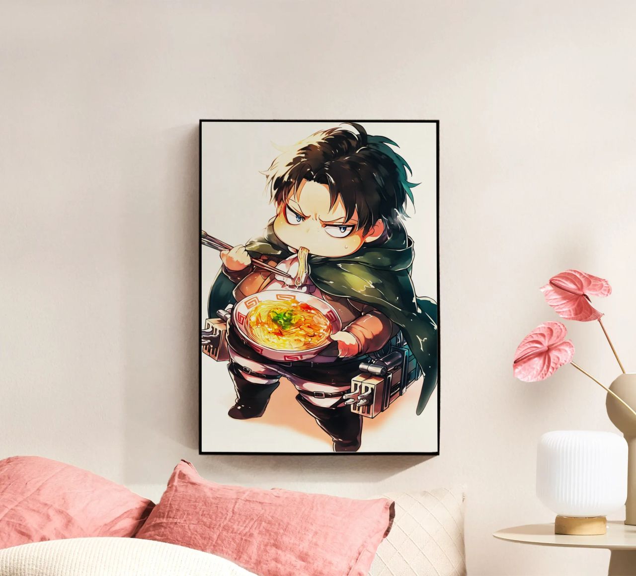 Levi from Attack on titan Ramen plexiglass da CreativeStudio