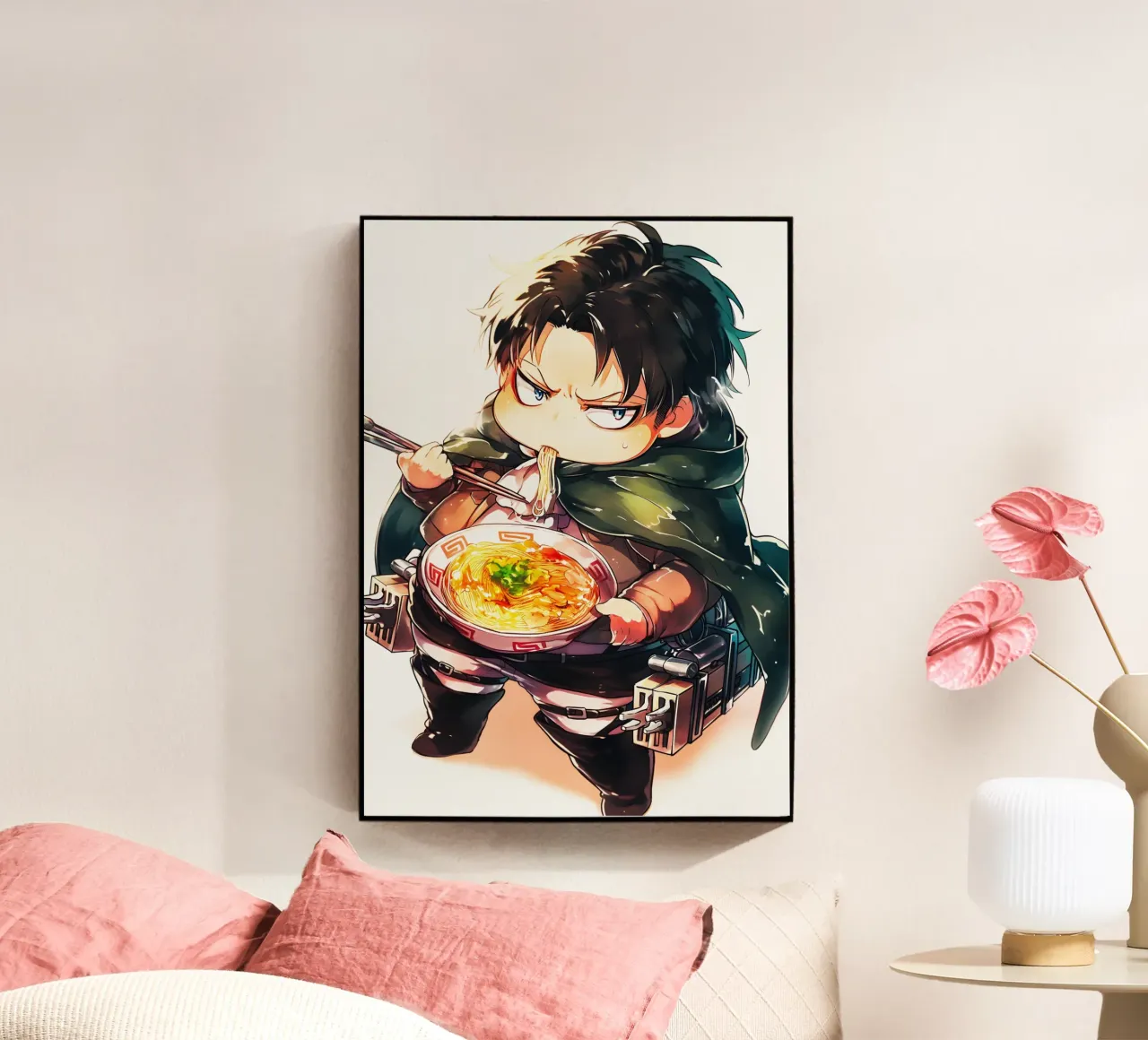 Levi from Attack on titan Ramen metacrilato de CreativeStudio