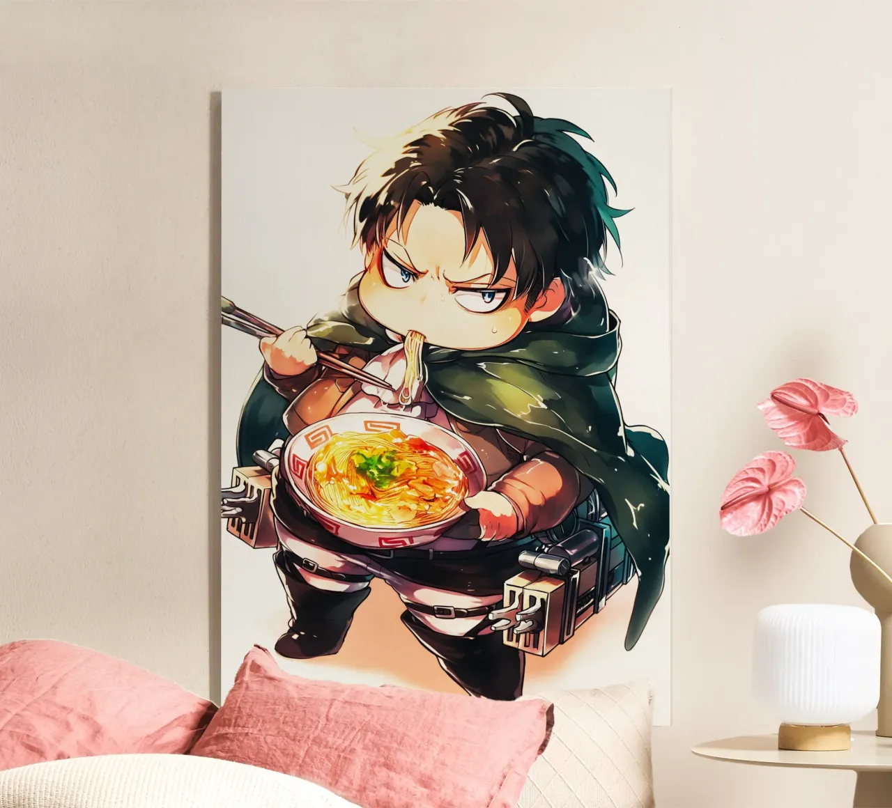 Levi from Attack on titan Ramen plexiglass da CreativeStudio