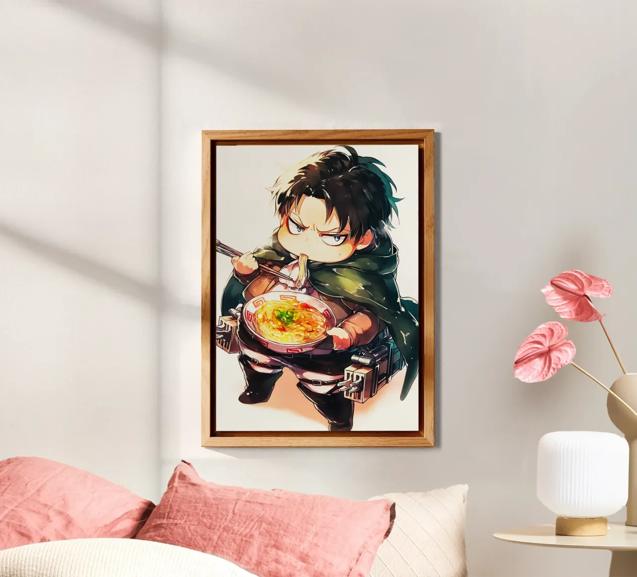 Levi from Attack on titan Ramen alluminio dibond da CreativeStudio