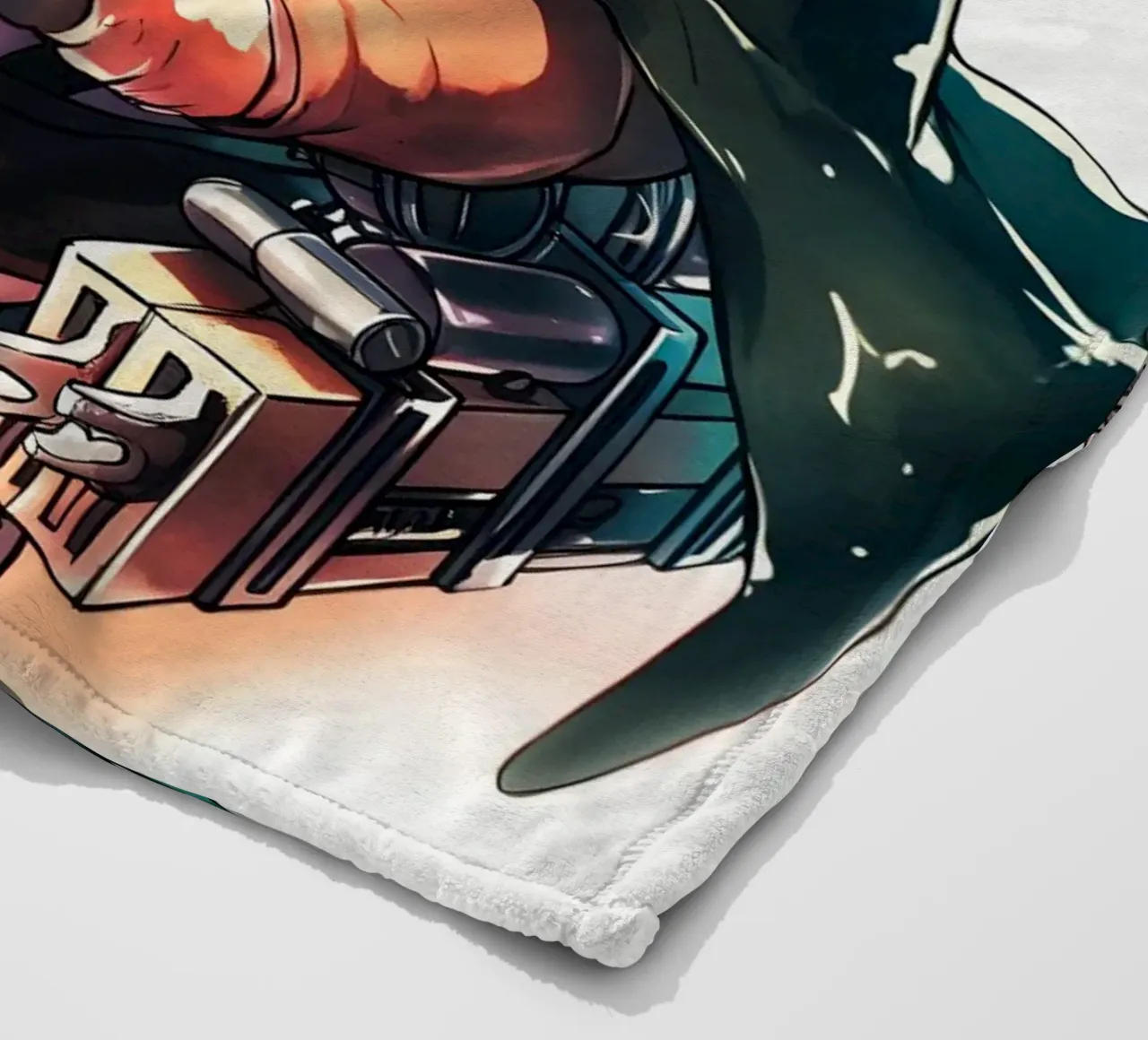 Levi from Attack on titan Ramen coperta in pile da CreativeStudio
