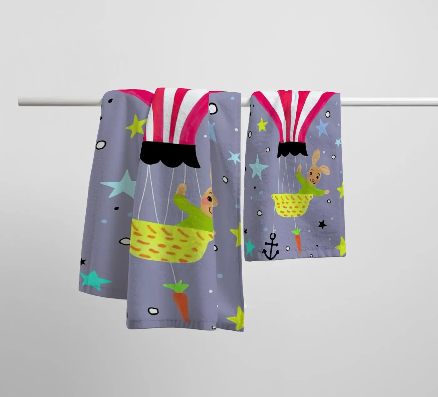 Hase Handtuch von Kera Till