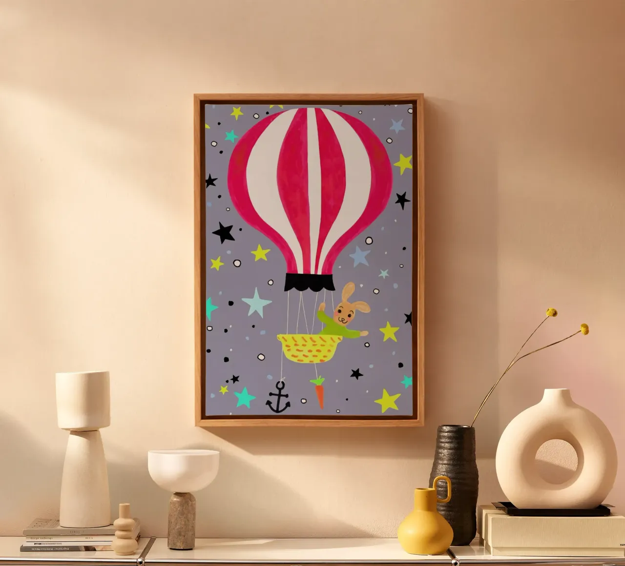 Hase canvas met Baklijst van Kera Till