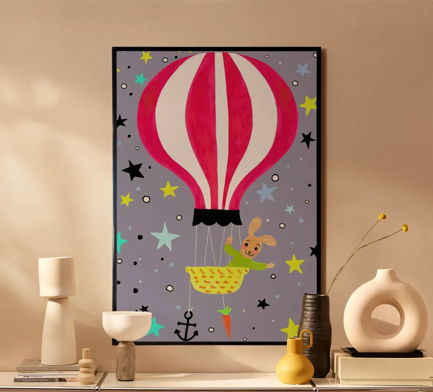 Hase poster van Kera Till