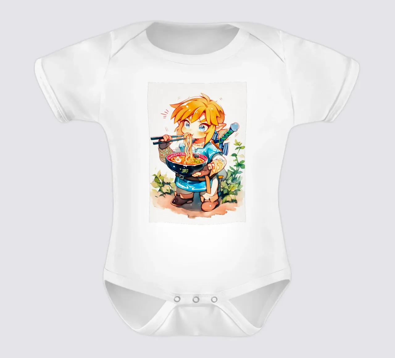 Link Ramen body neonato maniche corte da CreativeStudio
