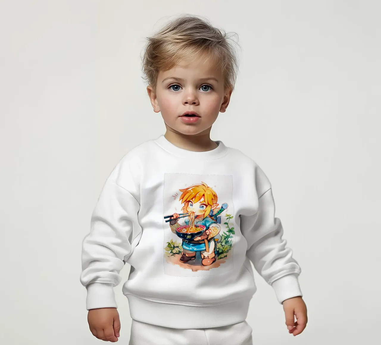 Link Ramen baby sweatshirt by CreativeStudio