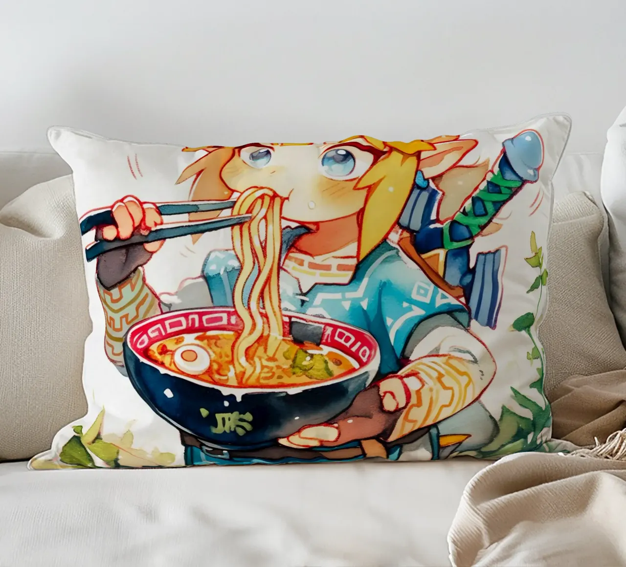 Link Ramen cuscino da CreativeStudio