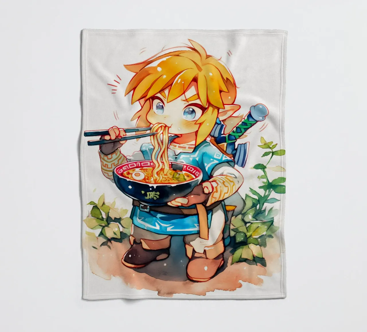 Link Ramen coperta in pile da CreativeStudio