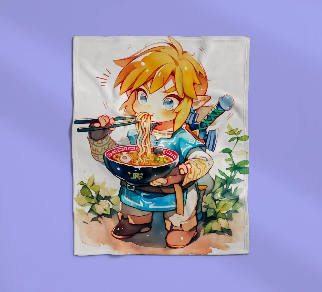 Link Ramen coperta in pile da CreativeStudio
