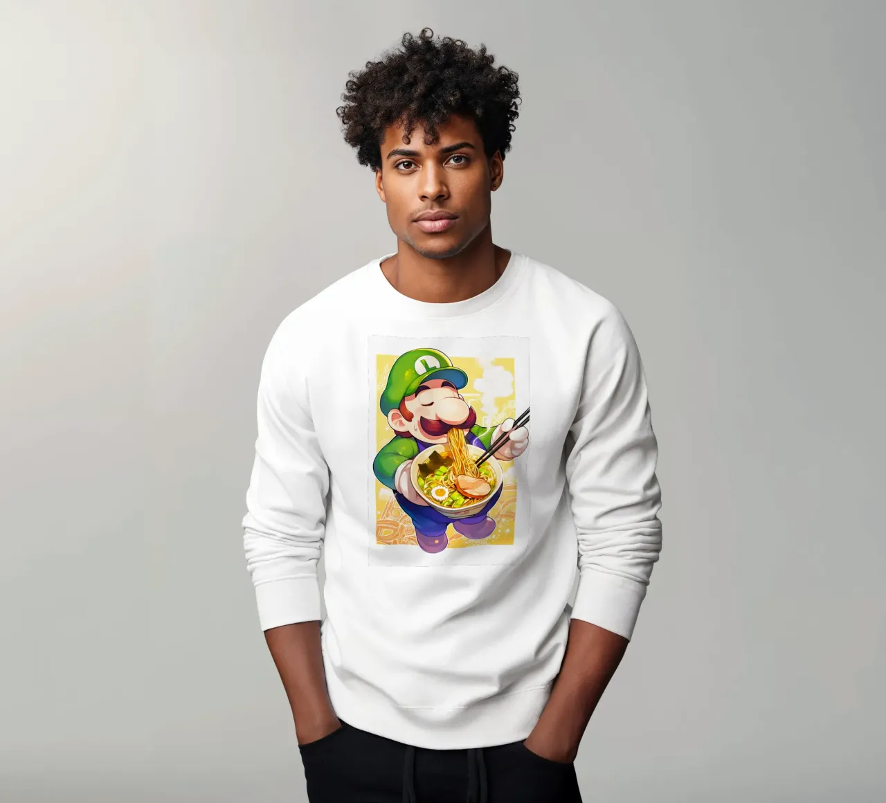 Luigi Ramen felpa da CreativeStudio
