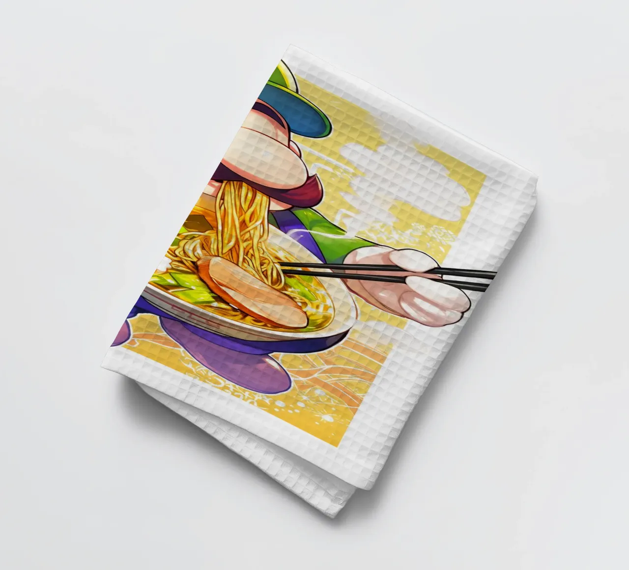 Luigi Ramen theedoek van CreativeStudio