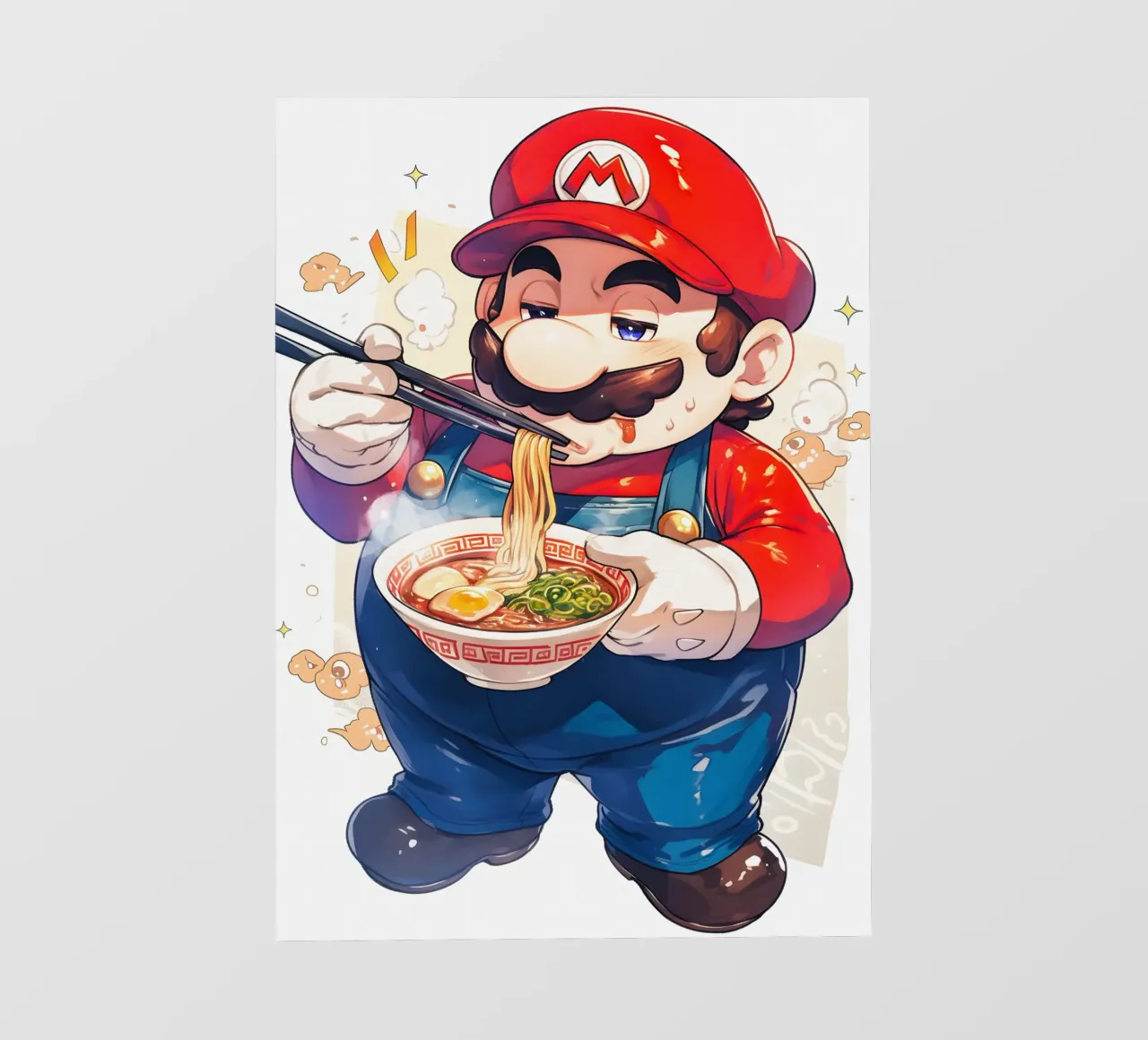 Super Mario Ramen photo wallpaper by CreativeStudio
