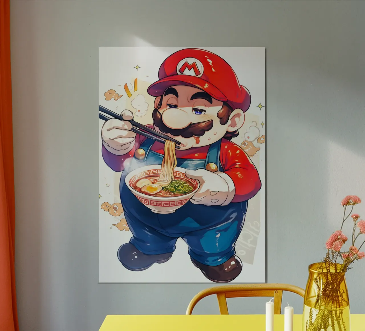 Super Mario Ramen hahnemühle de CreativeStudio