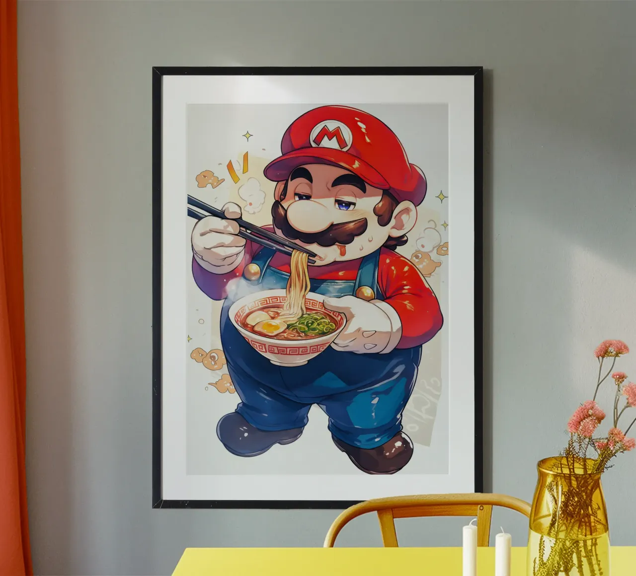 Super Mario Ramen hahnemühle de CreativeStudio