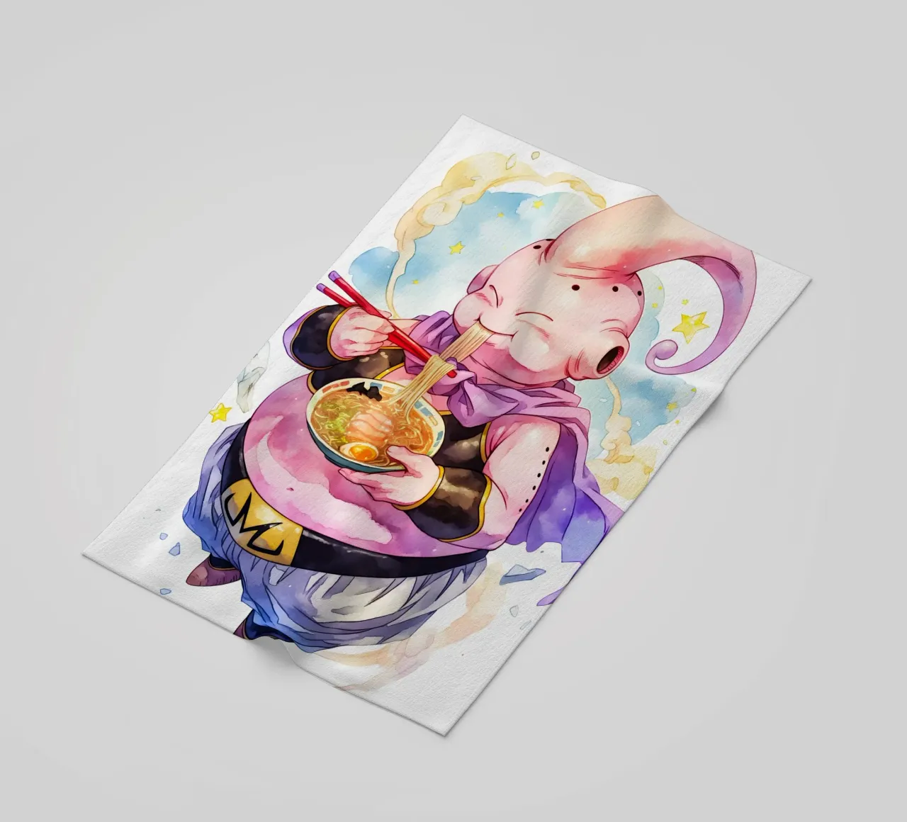 Majin Buu From Dragon Ball Z Ramen telo mare da CreativeStudio