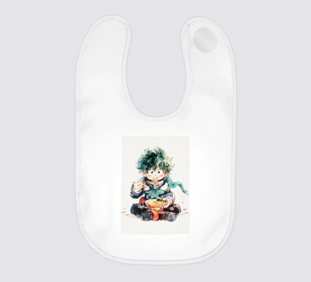 Midoriya Izuku from My Hero Academia Ramen bavaglino da CreativeStudio