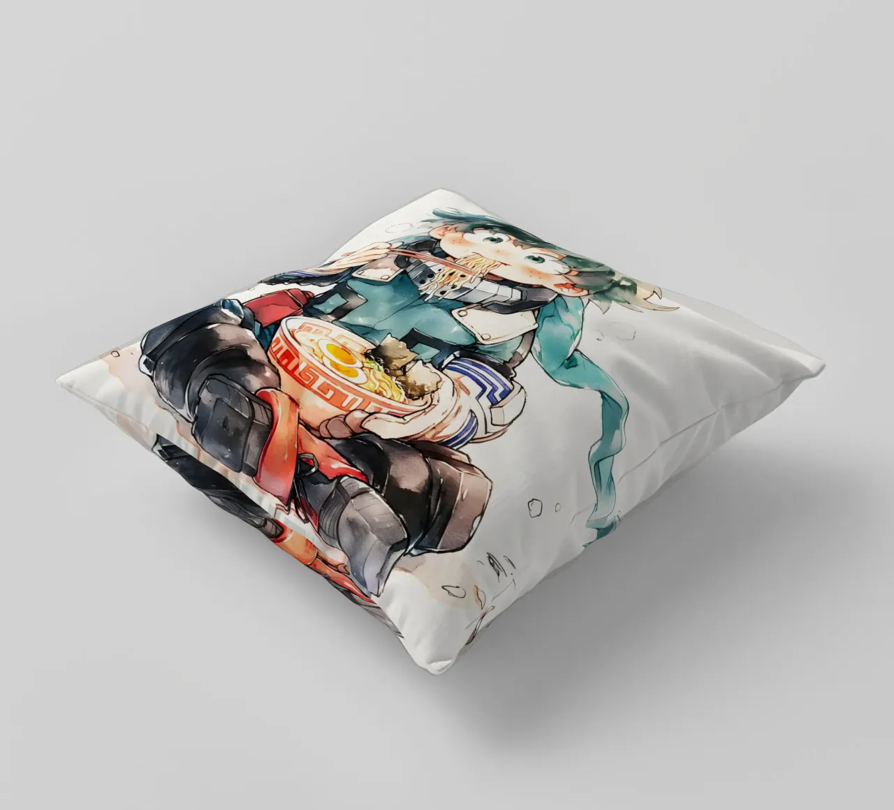 Midoriya Izuku from My Hero Academia Ramen cuscino da CreativeStudio