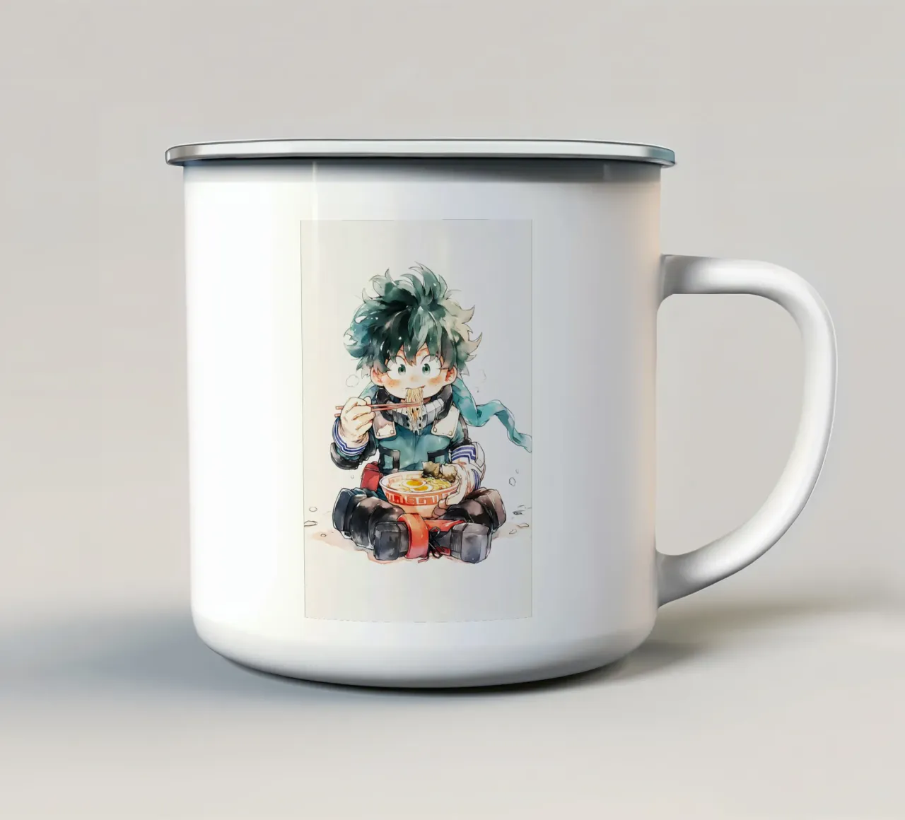 Midoriya Izuku from My Hero Academia Ramen tazza in smalto da CreativeStudio