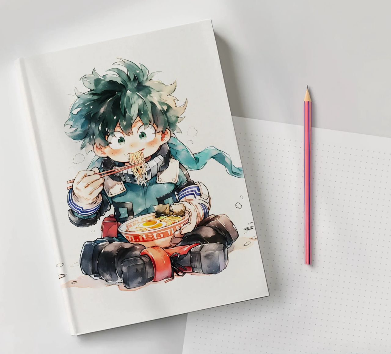 Midoriya Izuku from My Hero Academia Ramen notebook by CreativeStudio