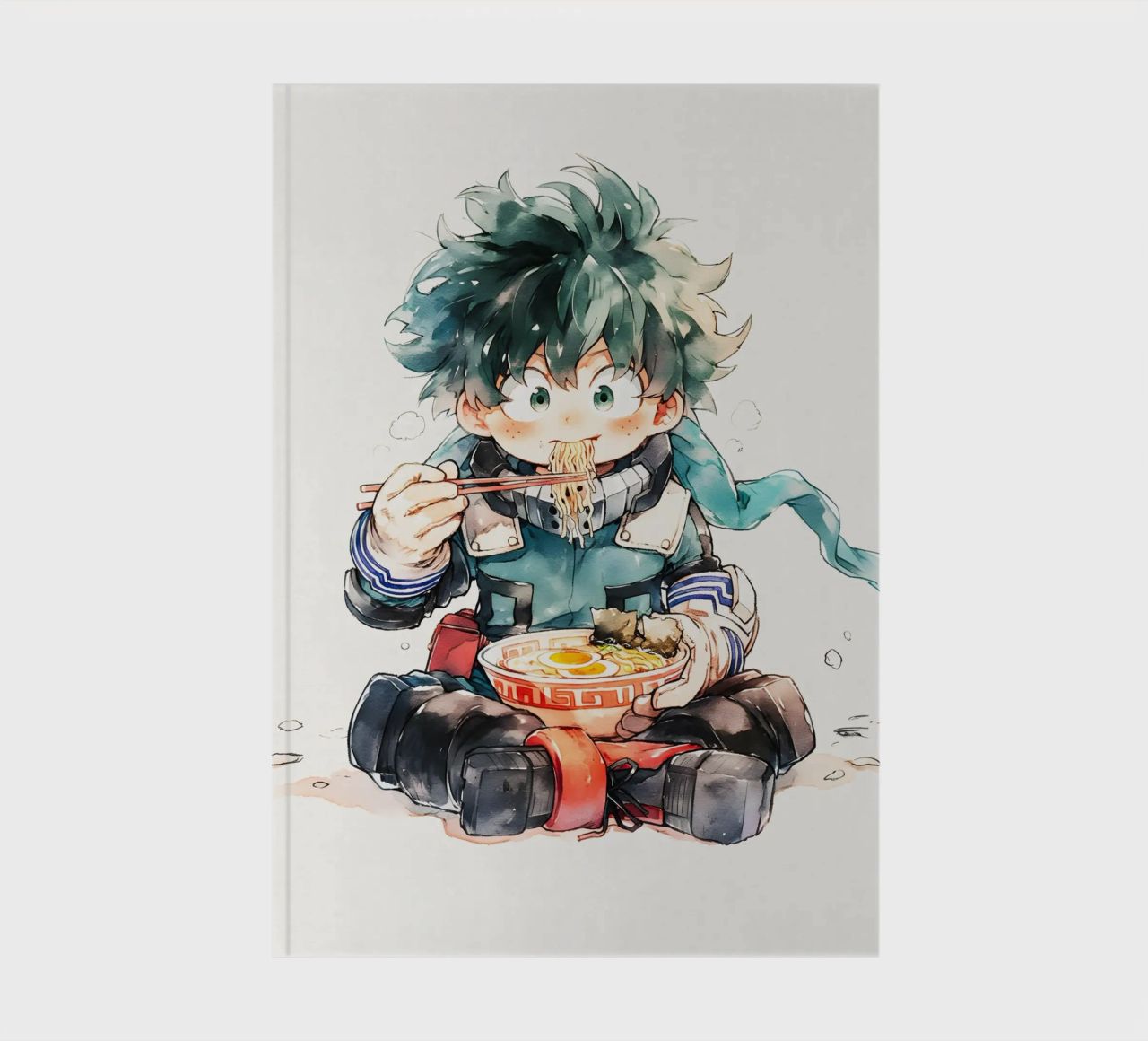 Midoriya Izuku from My Hero Academia Ramen notebook by CreativeStudio