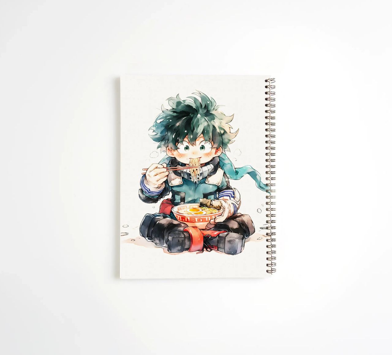 Midoriya Izuku from My Hero Academia Ramen spiral notebook by CreativeStudio