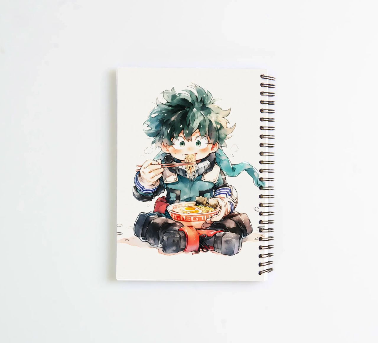 Midoriya Izuku from My Hero Academia Ramen spiral notebook by CreativeStudio